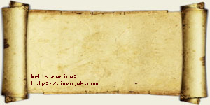 Kristina Vujaklija vizit kartica